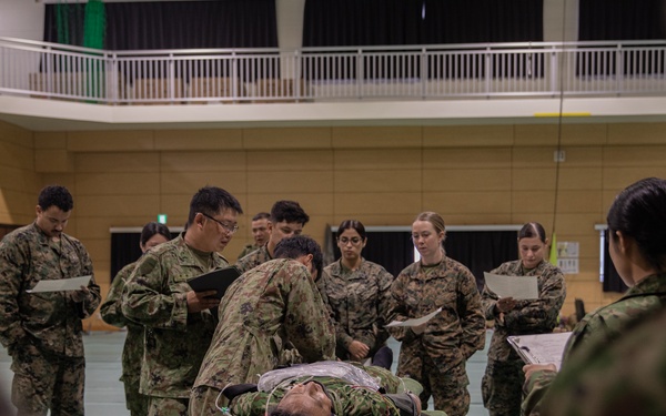 3rd Medical Battalion, Japan Ground Self-Defense Force participate in bilateral medical training in Yonaguni during Resolute Dragon 25
