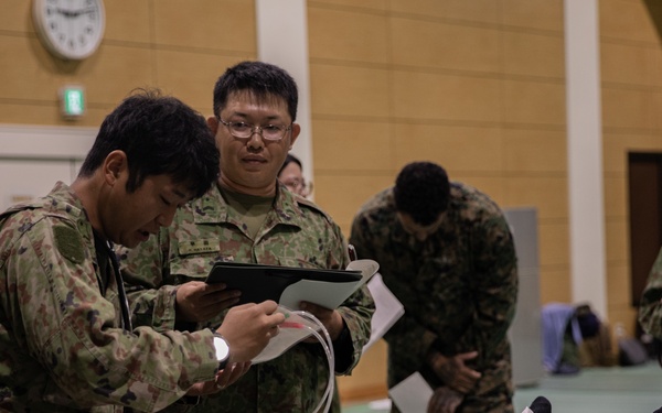 3rd Medical Battalion, Japan Ground Self-Defense Force participate in bilateral medical training in Yonaguni during Resolute Dragon 25
