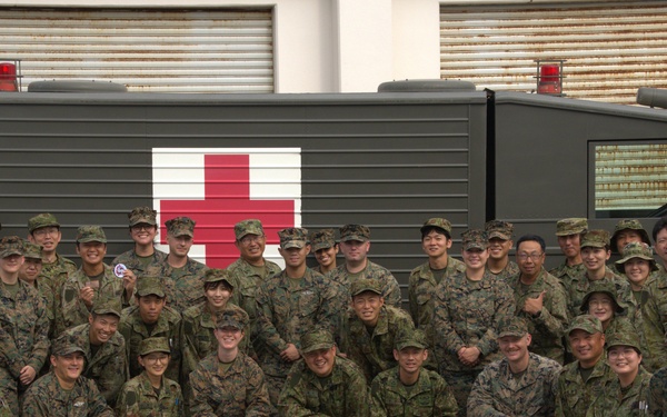 3rd Medical Battalion, Japan Ground Self-Defense Force participate in bilateral medical training in Yonaguni during Resolute Dragon 25