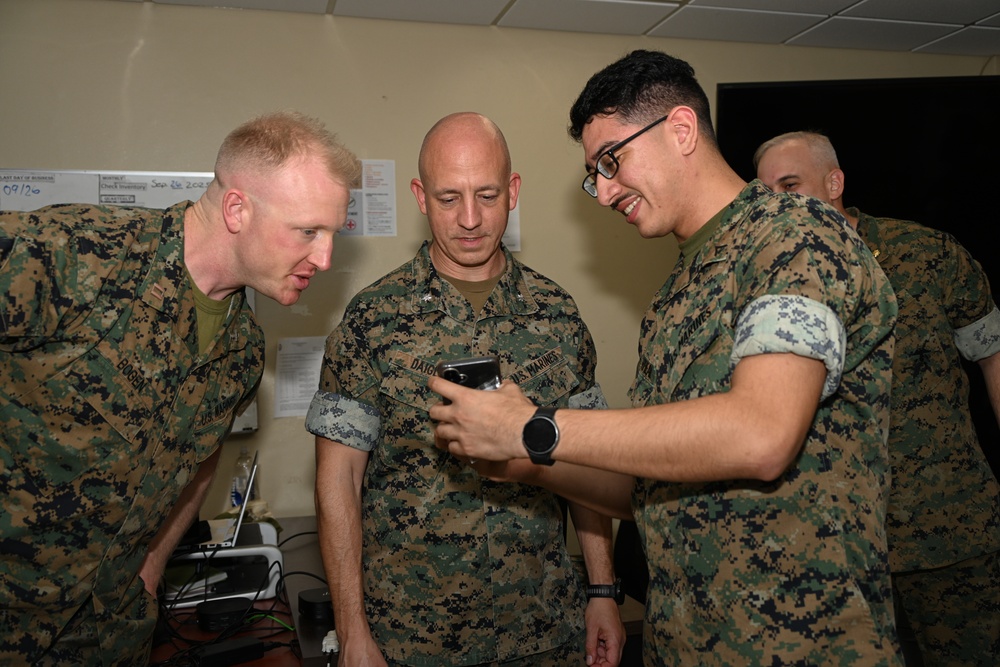 U.S. Marines With Regional Disbursing Office-Pacific Awarded Coins From III MEF