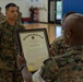 Camp Blaz holds formation for recognition