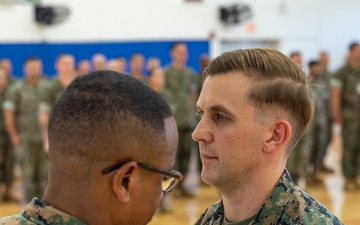 Camp Blaz holds formation for recognition