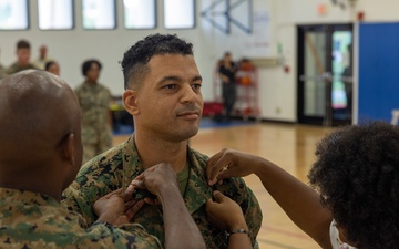 Camp Blaz holds formation for recognition