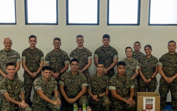 Camp Blaz doubles initial goal as canned food drive comes to a close