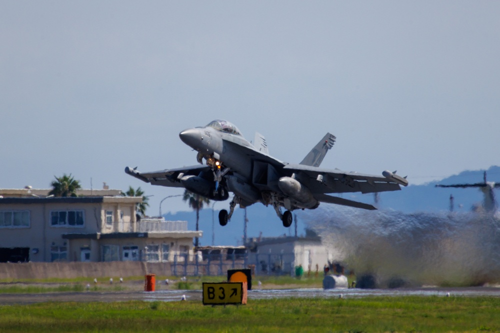 U.S. Navy Field Carrier Landing Practice at MCAS Iwakuni U.S. Navy Field Carrier Landing Practice at MCAS Iwakuni