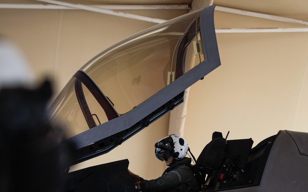 U.S. Marines with VMFA-542 conduct flight operations in the CENTCOM area of operation