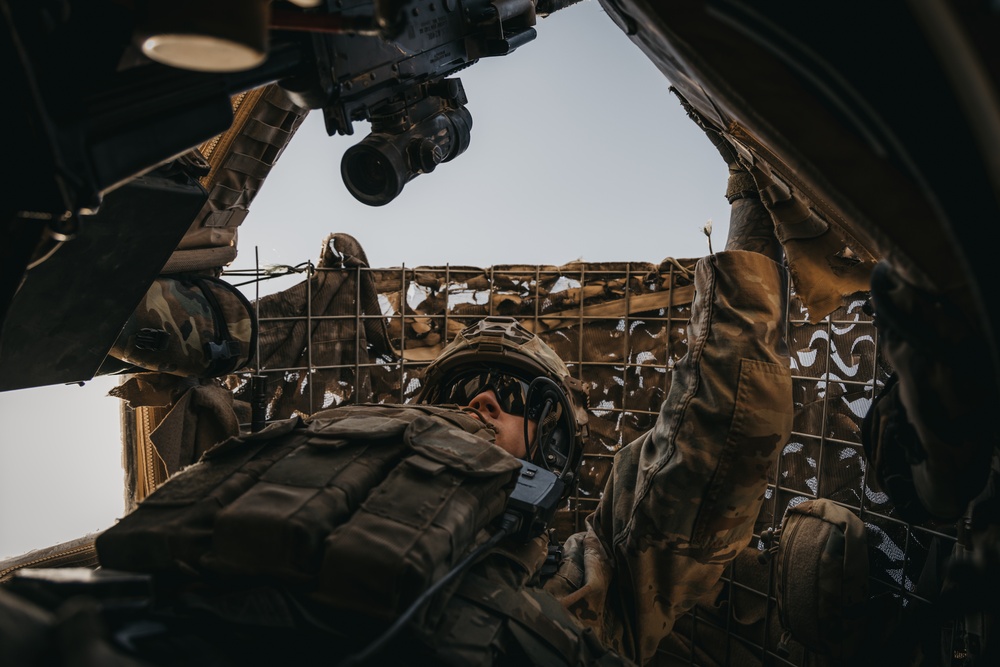 Iowa National Guard Soldiers conduct civil engagement