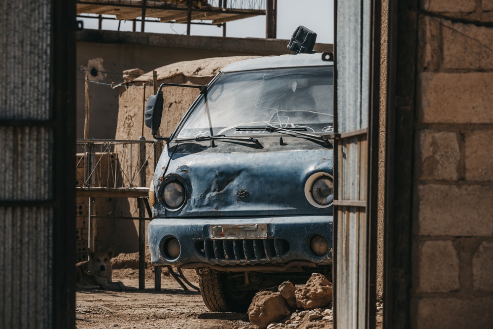 Iowa National Guard Soldiers conduct civil engagement