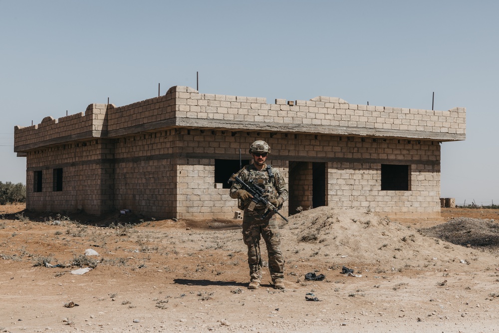 Iowa National Guard Soldiers conduct civil engagement