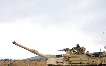 1st ABCT, 1st Infantry Division, M1A2 Abrams Conduct Table V Gunnery at Novo Selo Training Area