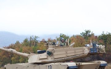 1st ABCT, 1st Infantry Division, M1A2 Abrams Conduct Table V Gunnery at Novo Selo Training Area