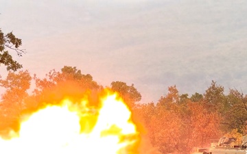 1st ABCT, 1st Infantry Division, M1A2 Abrams Conduct Table V Gunnery at Novo Selo Training Area