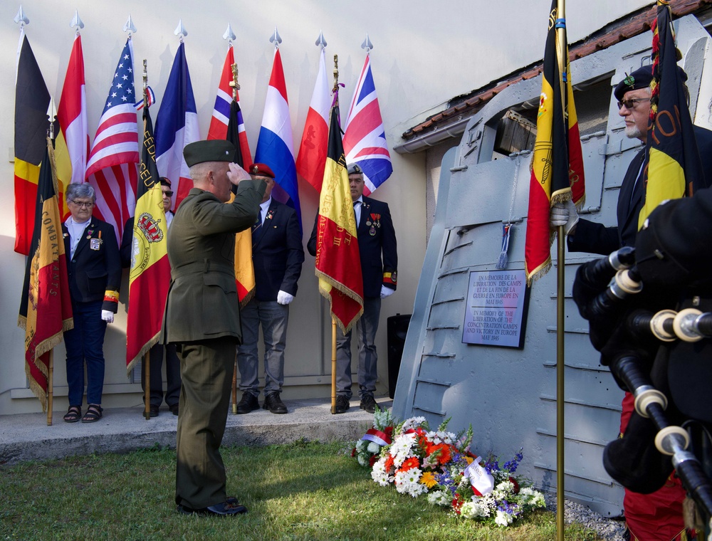 Deputy USNMR Wreath Ceremony honors the Liberation of Concentration Camps
