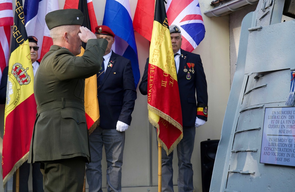Deputy USNMR Wreath Ceremony honors the Liberation of Concentration Camps