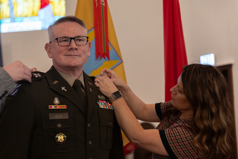 Chaplain Col. Eric Dean Promotion Ceremony Chaplain Col. Eric Dean Promotion Ceremony