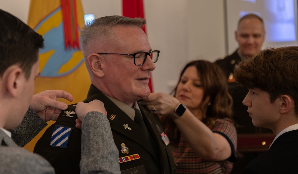 Chaplain Col. Eric Dean Promotion Ceremony Chaplain Col. Eric Dean Promotion Ceremony