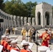 &quot;The President's Own' United States Marine Band Performs at the WWII Memorial for the 80th VJ Day Anniversary