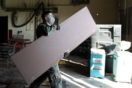 National Guardsmen clear out buildings for Capital Guardian Youth ChalleNGe Academy