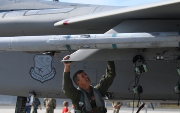 A chapter closed, 104th Fighter  Wing Commander takes final flight
