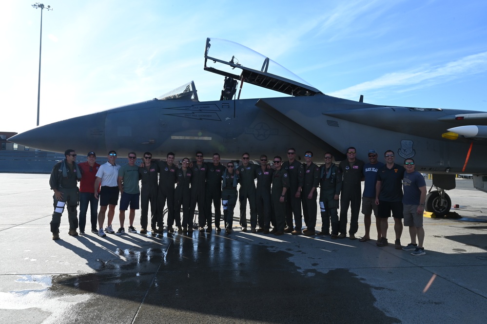 A chapter closed, 104th Fighter  Wing Commander takes final flight