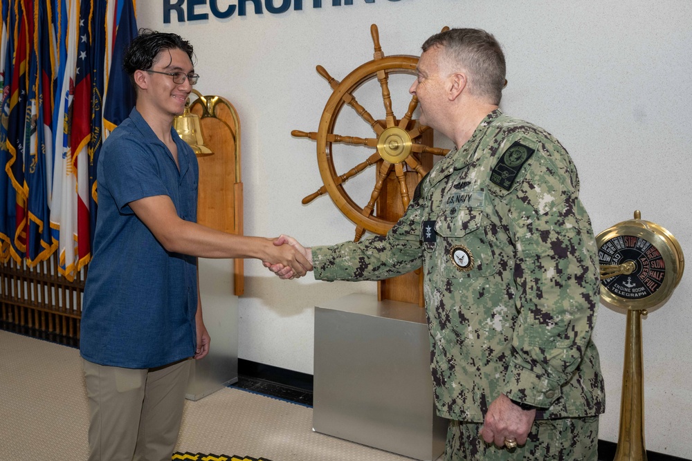 CNRC Conducts an enlistment ceremony