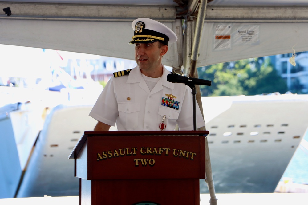 ACU TWO Change of Command