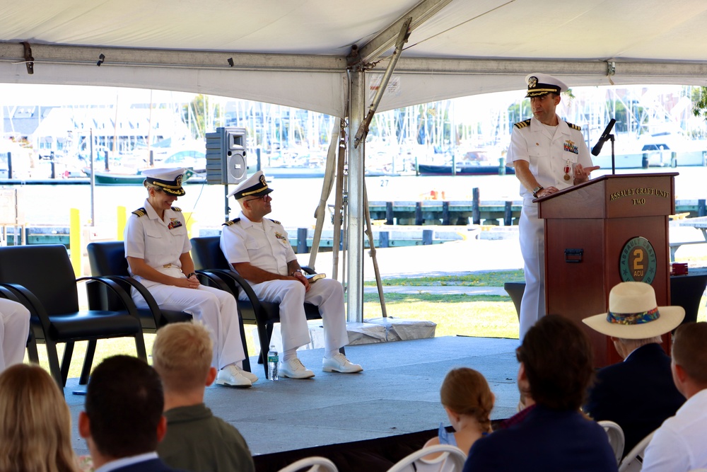 ACU TWO Change of Command