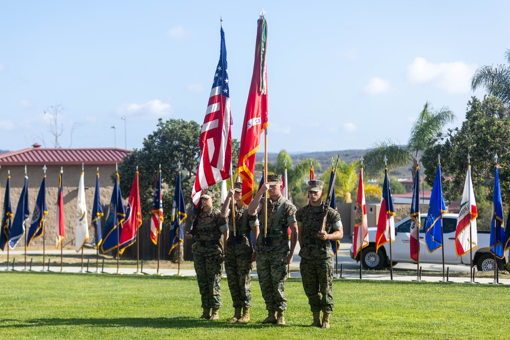 1st Marine Logistics Group Command Master Chief Change of Charge