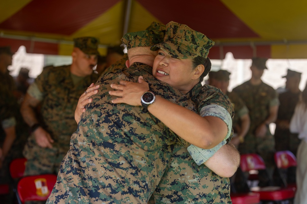 1st Marine Logistics Group Command Master Chief Change of Charge