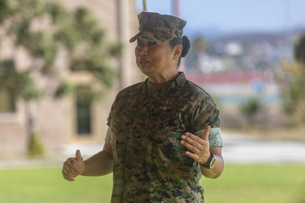 1st Marine Logistics Group Command Master Chief Change of Charge