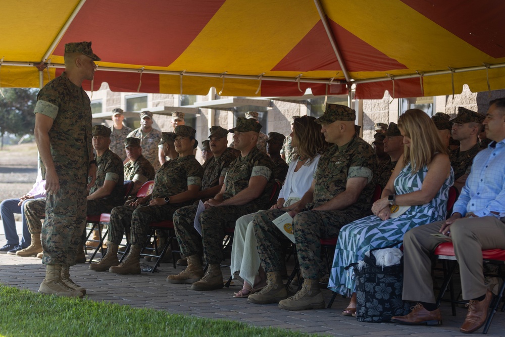 1st Marine Logistics Group Command Master Chief Change of Charge