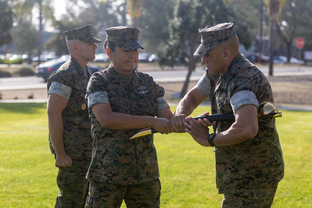 1st Marine Logistics Group Command Master Chief Change of Charge