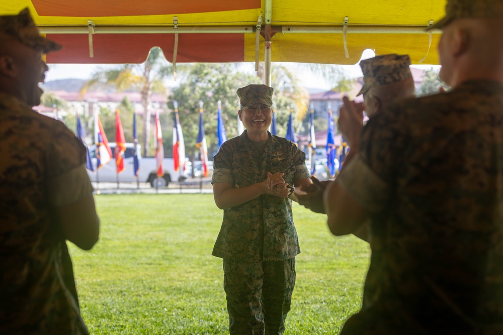 1st Marine Logistics Group Command Master Chief Change of Charge