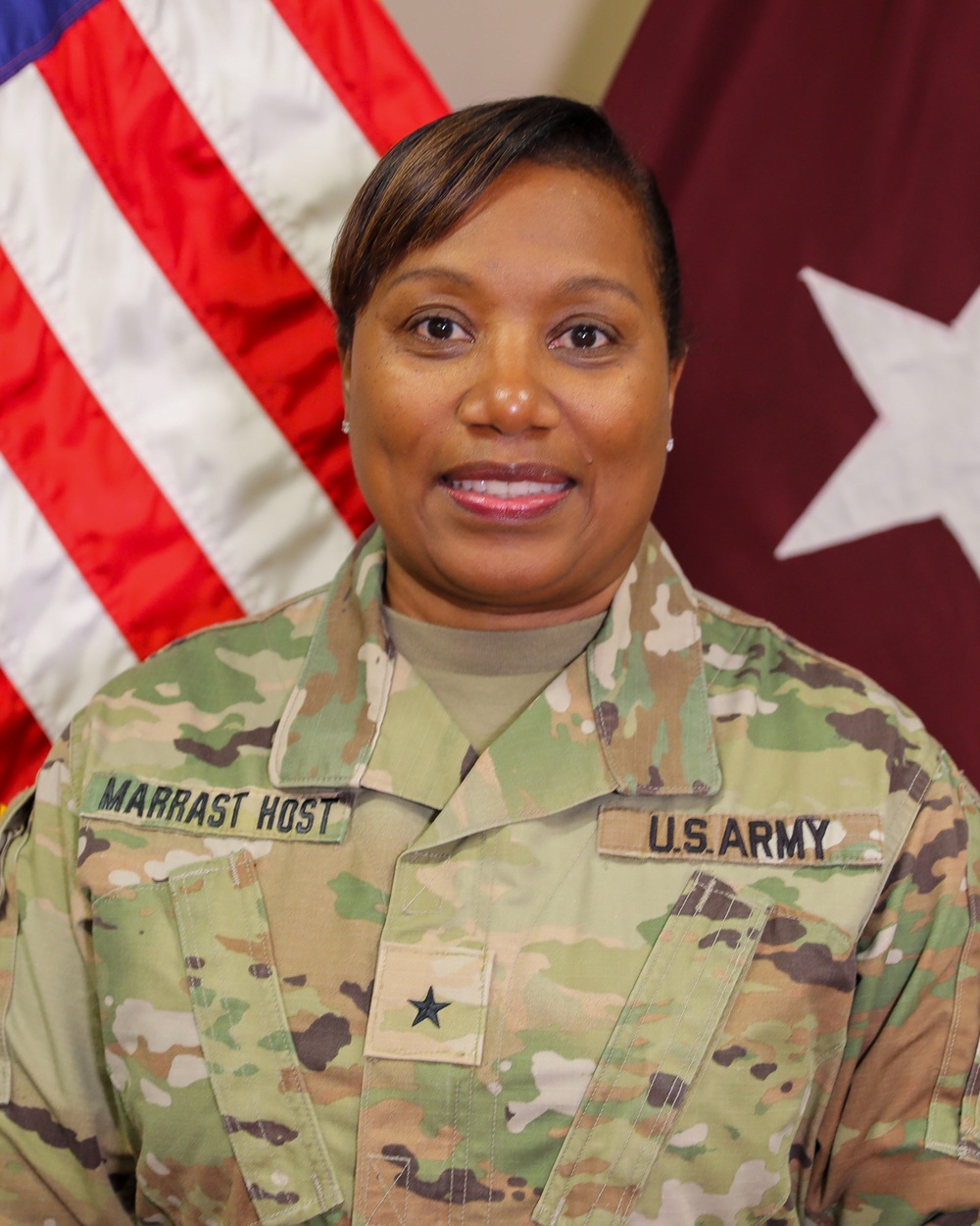 Brigadier General Jennifer Marrast Host Command Photo