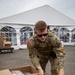 A Mississippi National Guard Soldier Counts Food for Troops on Patrol in Washington, D.C.