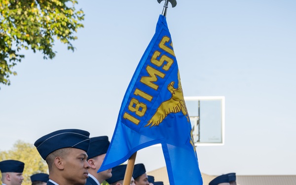181st Communications Squadron conduct blues inspection