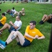 Military members assigned to the Defense Threat Reduction Agency (DTRA), conduct a joint physical training (PT) session at DTRA headquarters on Fort Belvoir, Va. Sep. 19, 2025.