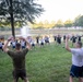 Military members assigned to the Defense Threat Reduction Agency (DTRA), conduct a joint physical training (PT) session at DTRA headquarters on Fort Belvoir, Va. Sep. 19, 2025.