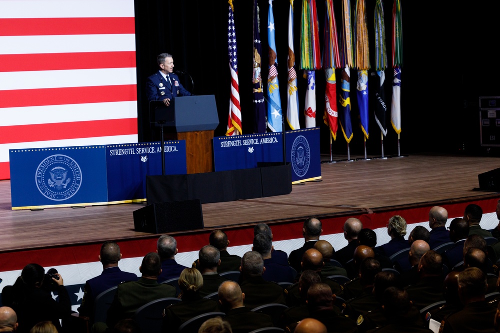 Secretary of War Delivers Address