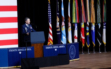 Secretary of War Delivers Address