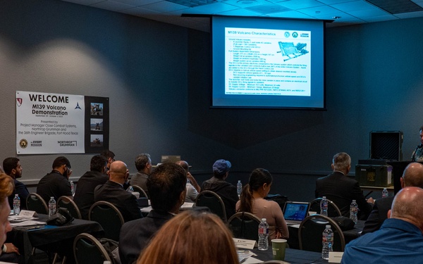 PM CCS demonstrates the M139 Volcano