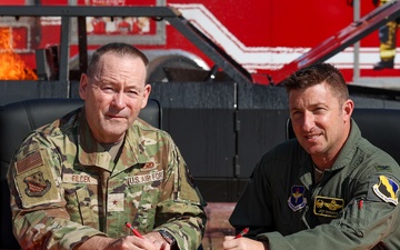 Sheppard AFB National Fire Prevention Week Proclamation Signing