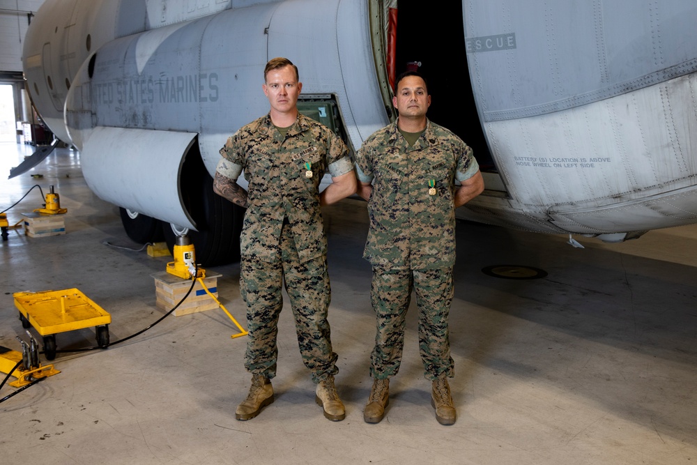 VMGR-352 NAM Ceremony