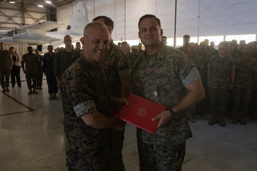 VMGR-352 NAM Ceremony