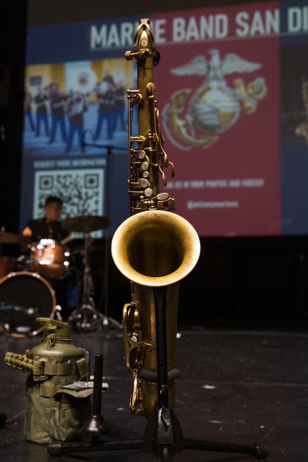 Marine Band San Diego Brass Band performs at Sandra Day O’Connor High School