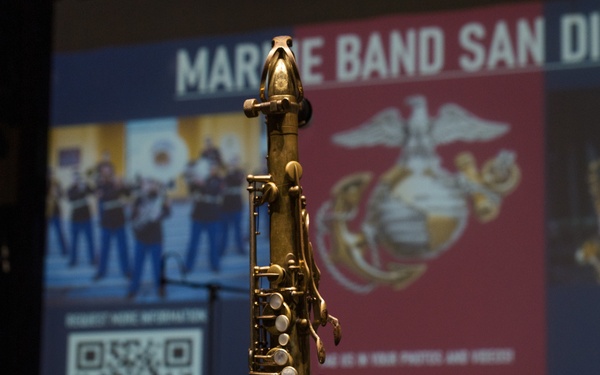 Marine Band San Diego Brass Band performs at Sandra Day O’Connor High School