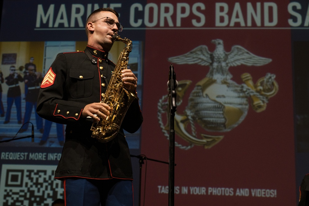 Marine Band San Diego Brass Band performs at Sandra Day O’Connor High School