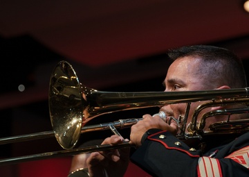 Marine Band San Diego Brass Band performs at Highland High School