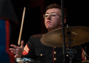 Marine Band San Diego Brass Band performs at Highland High School