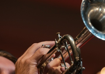 Marine Band San Diego Brass Band performs at Highland High School